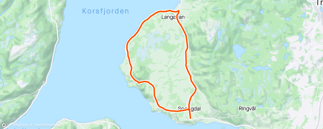 Map of the activity, Sjøsprøyten.