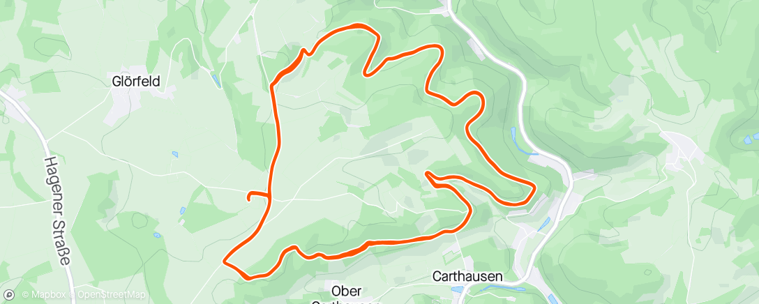 Mapa da atividade, MTB - Brachland 2024.2