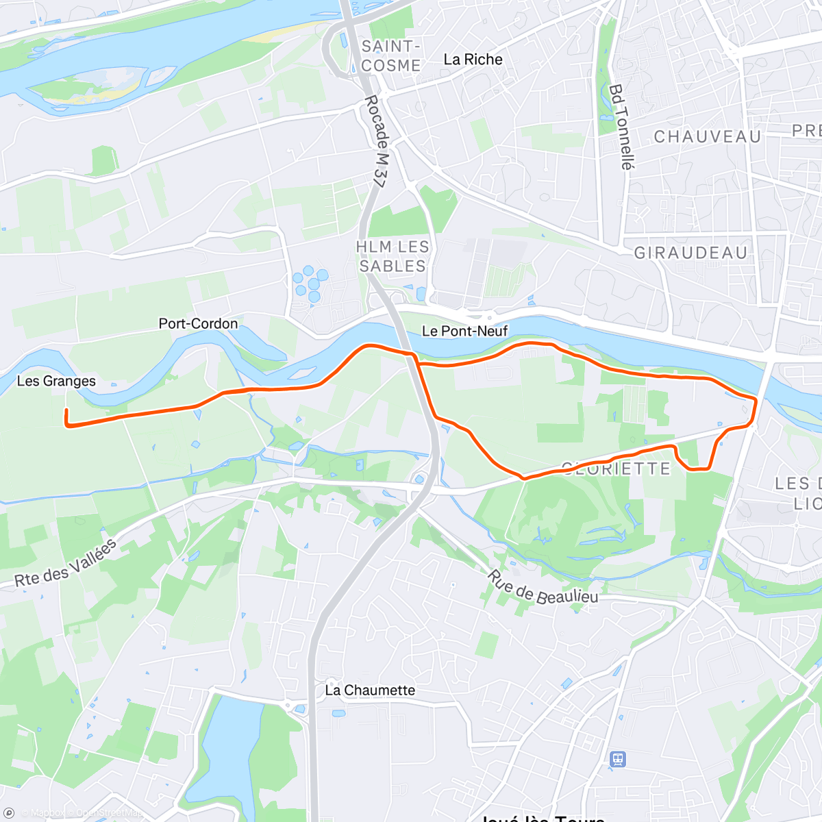 Map of the activity, CAP d’avant marathon de Noël 🐷🌰🥂🦪🍗🍰