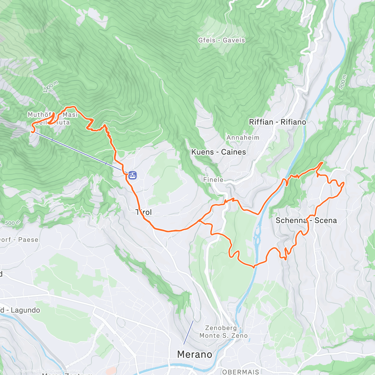 Карта физической активности (Taunustaler Xmas Hm Battle - Südtirol Tag 2)