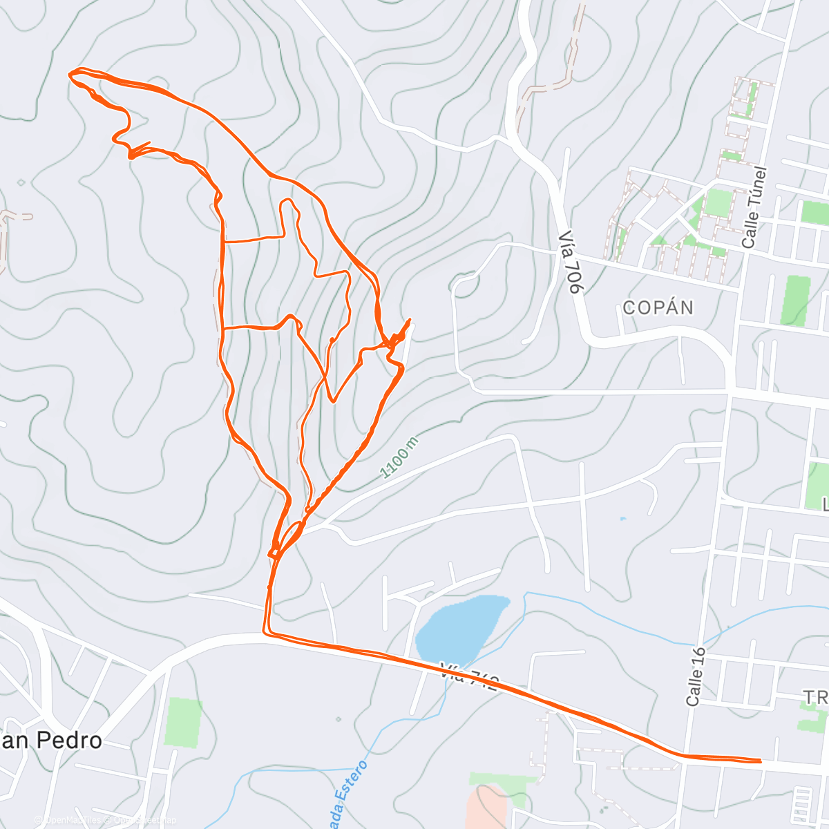 Map of the activity, Enduro??