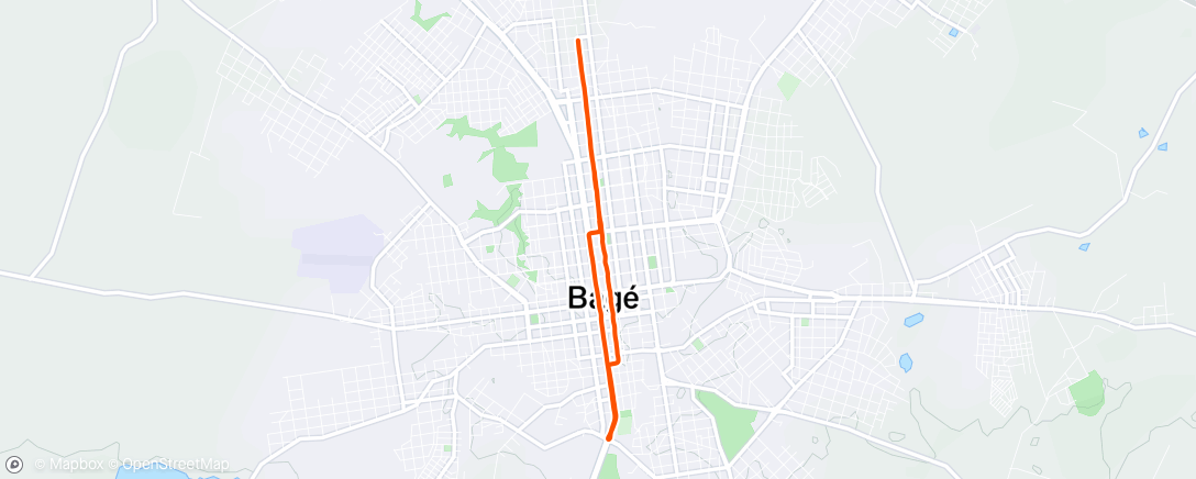 Mapa de la actividad, Corrida matinal