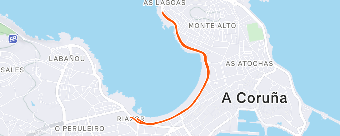 Map of the activity, Calentamiento pre gym