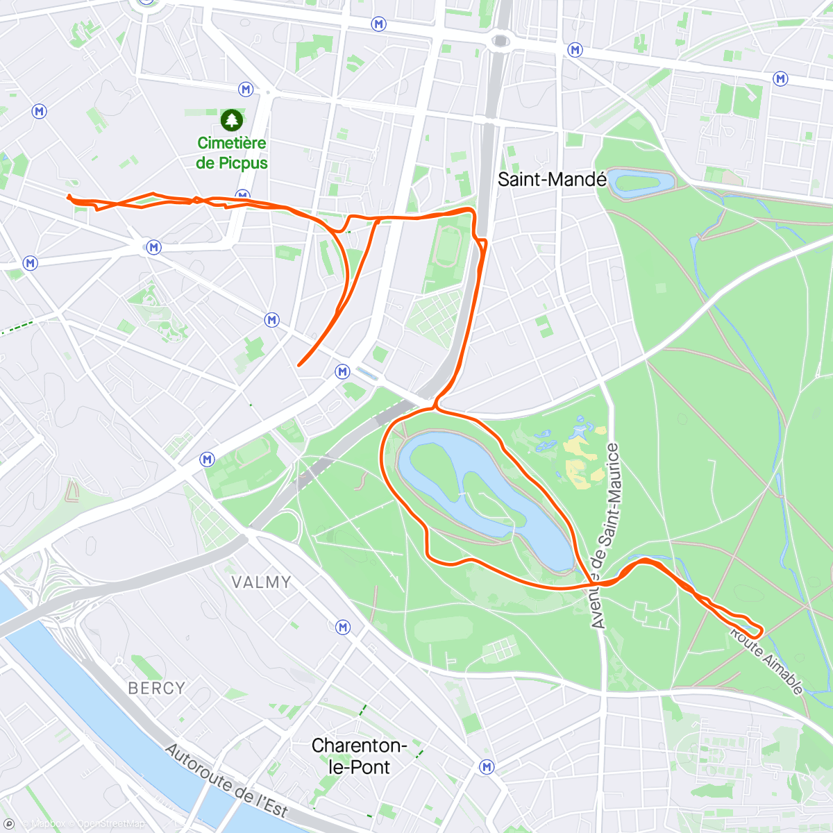 Map of the activity, Lunch Run 🏃‍♂️
