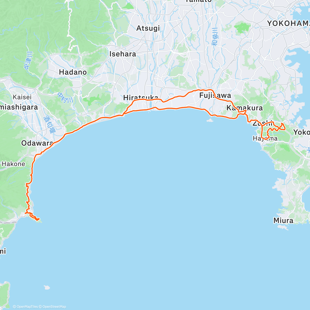 Map of the activity, Lunch Mountain Bike Ride