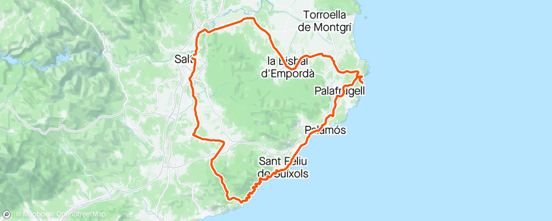 Map of the activity, The scenic route to the beach 🏖️