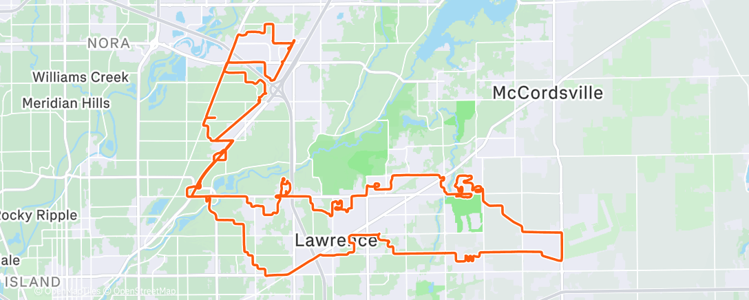 Map of the activity, A Day of Detours