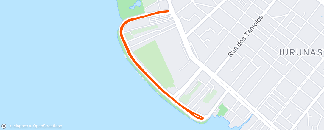 Map of the activity, Morning Run
