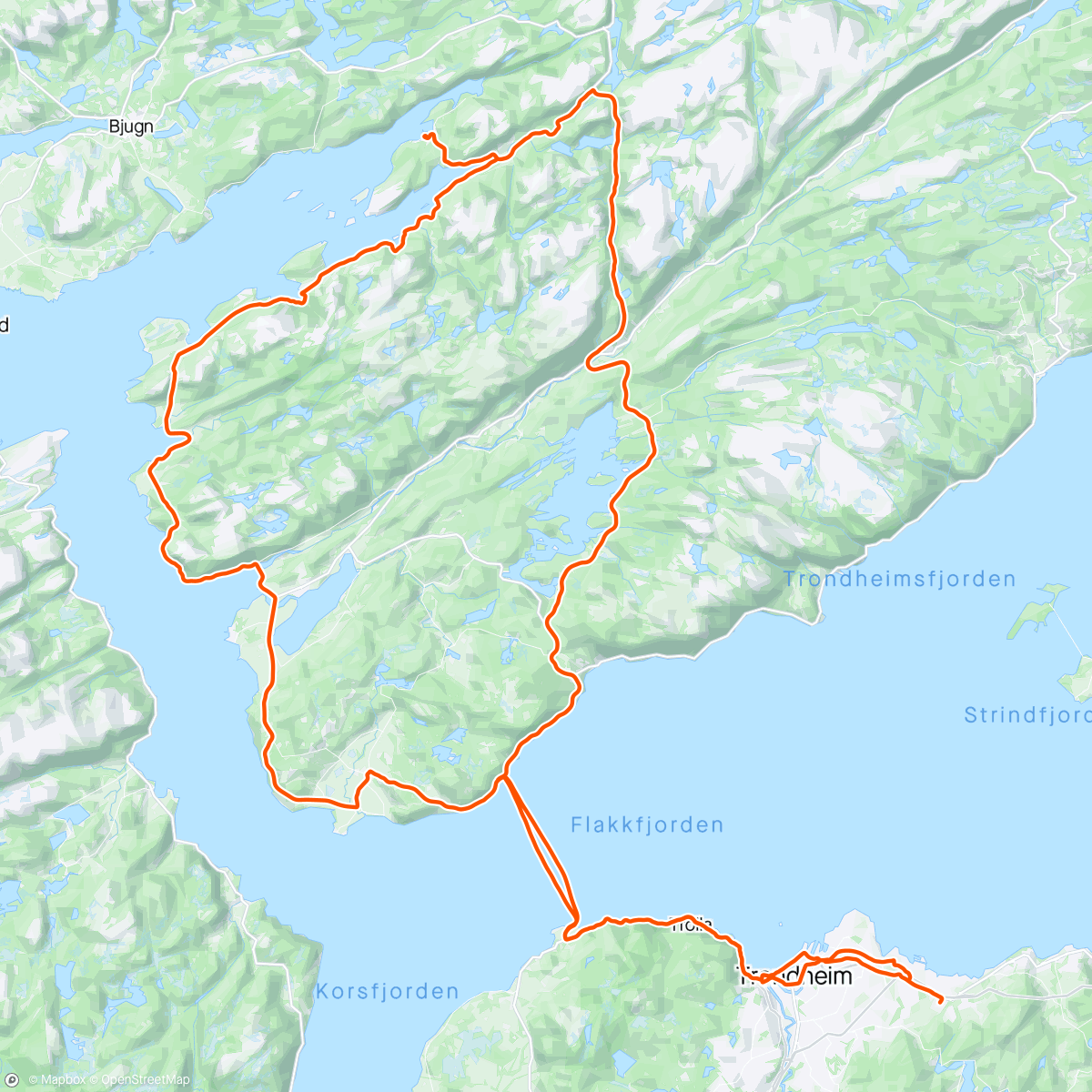 アクティビティ「Råkvågrunde TXP」の地図