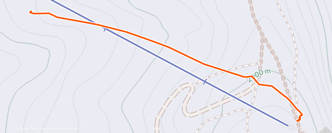 Map of the activity, Ski alpin le matin