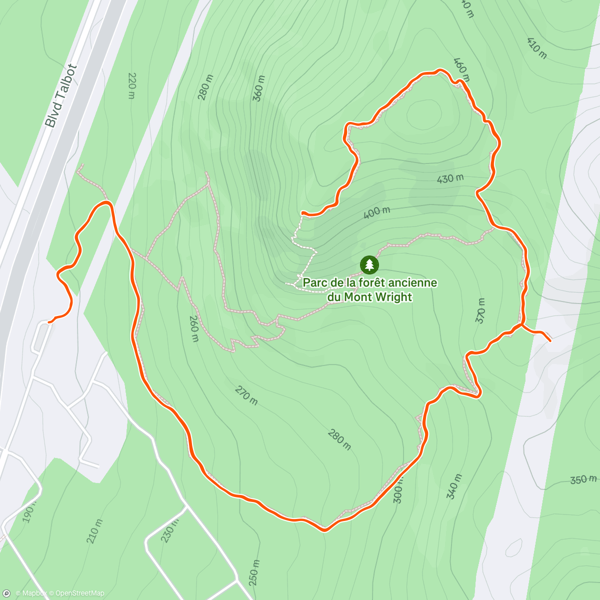 Map of the activity, Dernier entraînement de la session 🎄🎅🏻