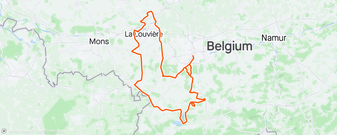 Map of the activity, Circuit Wallonie