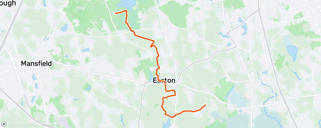 Map of the activity, Morning Hike
