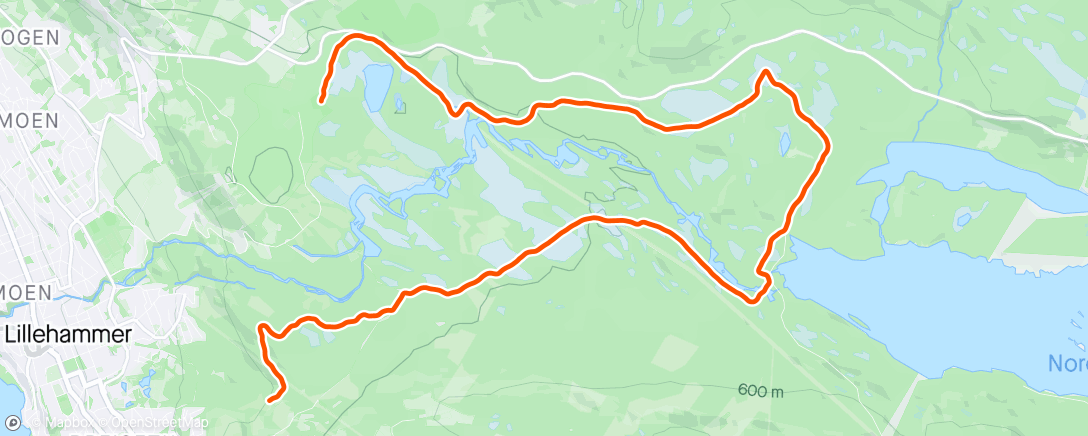 Map of the activity, Ingalåmi