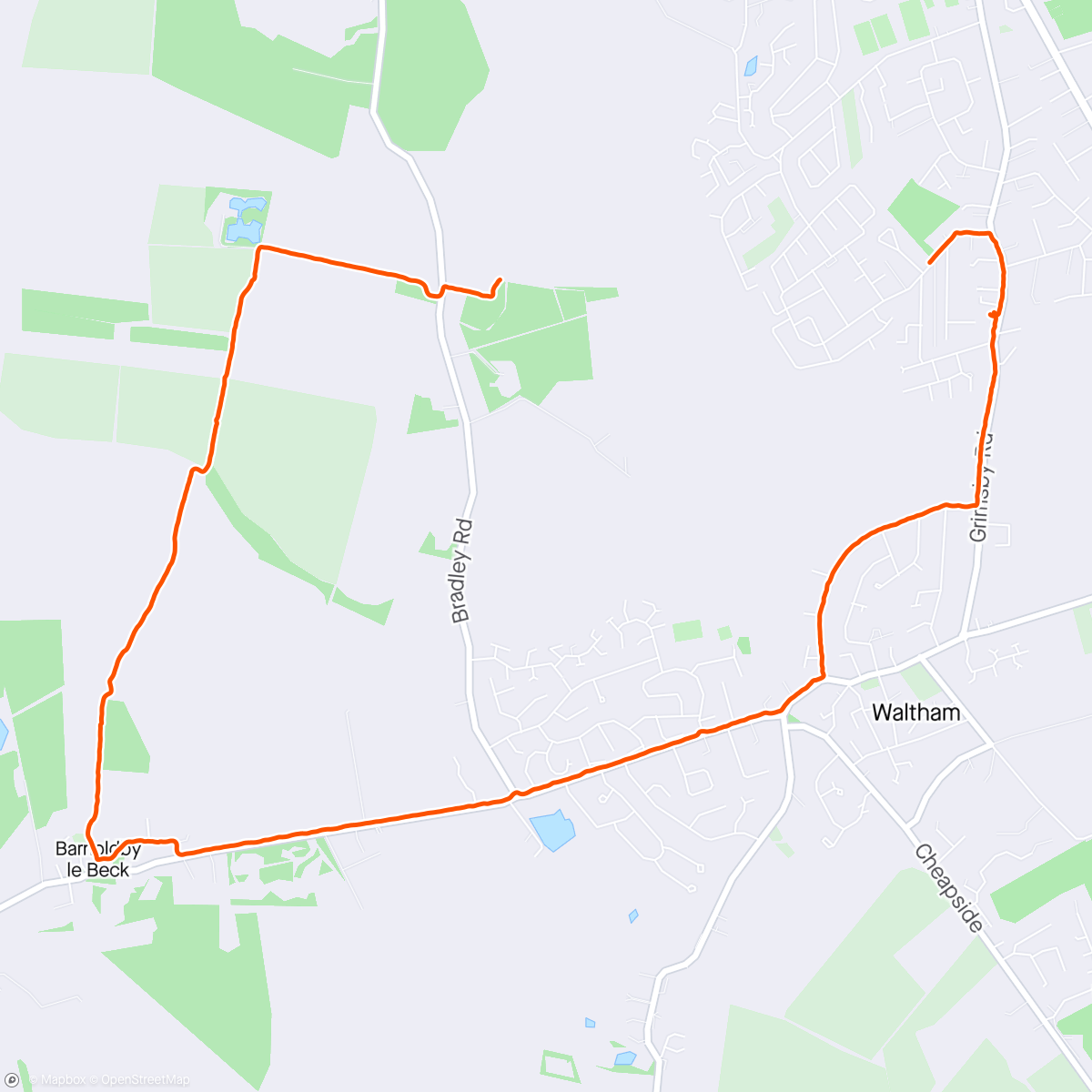 Map of the activity, Local Leg Stretch