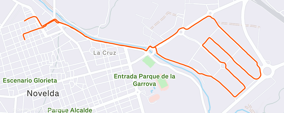 Map of the activity, Canicross 🐕