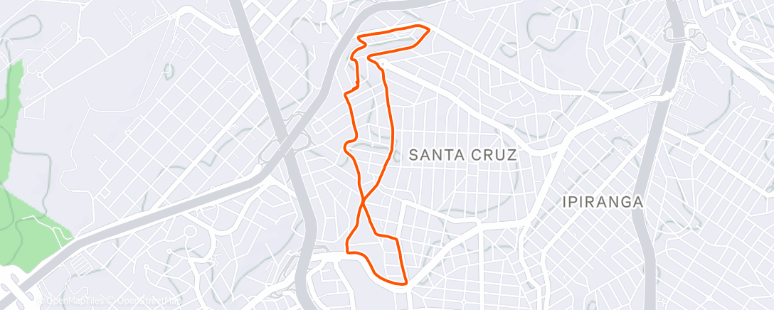 Map of the activity, Giro