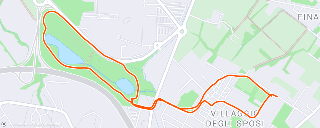Mapa da atividade, Corsa serale