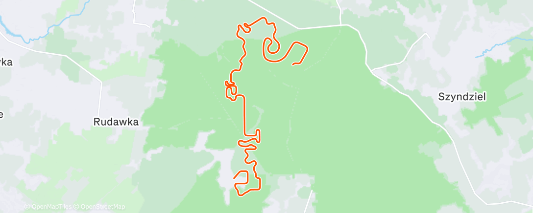 Карта физической активности (MyWhoosh - Endurance with 10 Sprints")