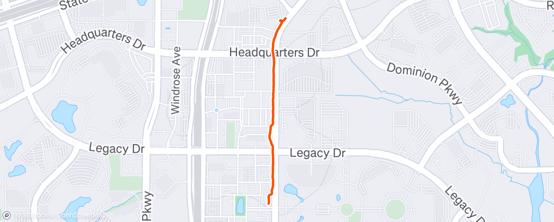 Map of the activity, Lunch Walk