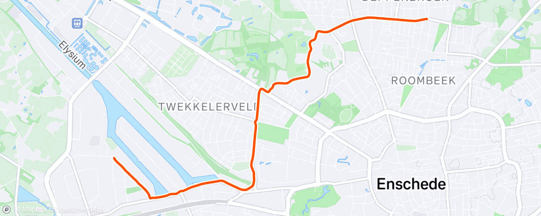 Карта физической активности (Huis - Roei)