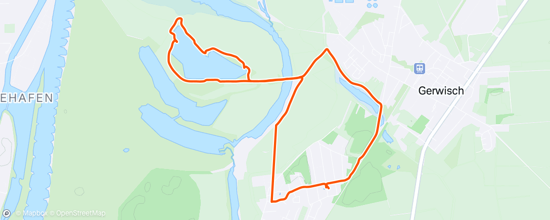 Map of the activity, Lunch Walk