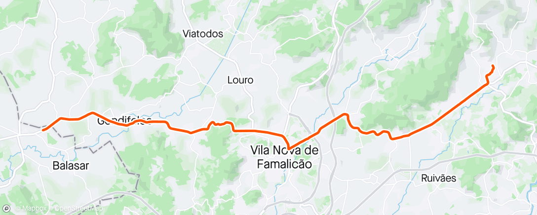 Mappa dell'attività Volta de bicicleta à hora do almoço