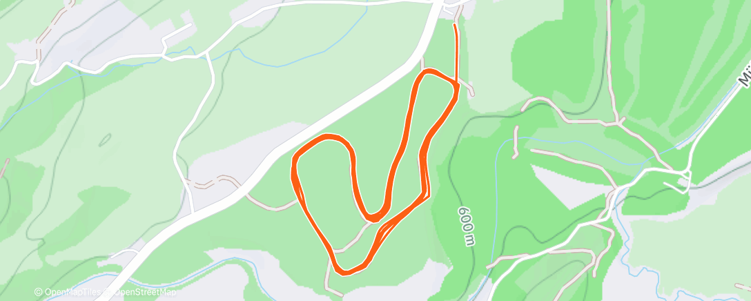 Mappa dell'attività Ski Nordisch am Morgen