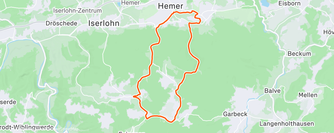 Map of the activity, Gorillarunde 24