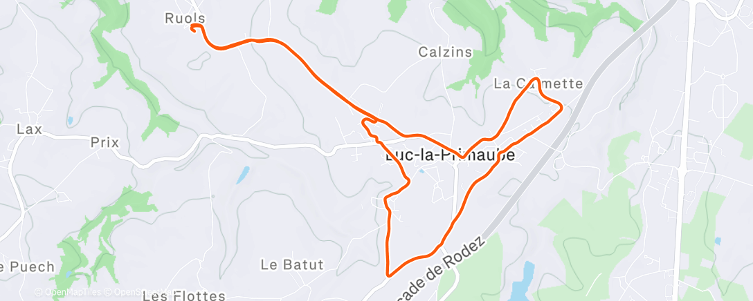 Map of the activity, EF 1h 🏃🏻‍♂️