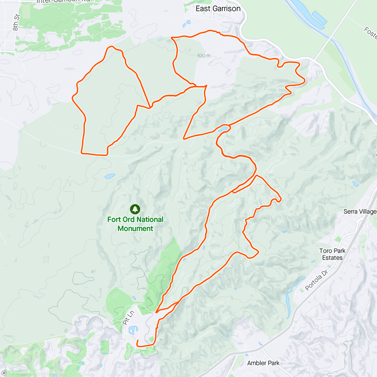 Map of the activity, Sea Otter Gravel 🌊 🦦