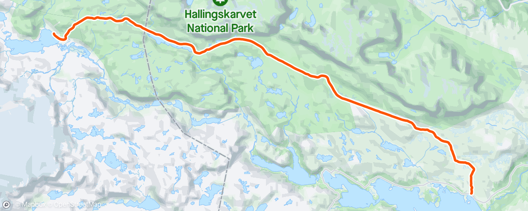 Carte de l'activité Skarven på fjellski
