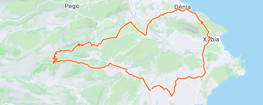 Map of the activity, Wielersport