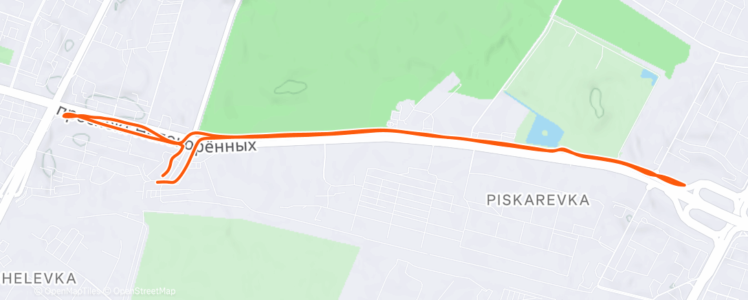 Карта физической активности (Утренний забег)