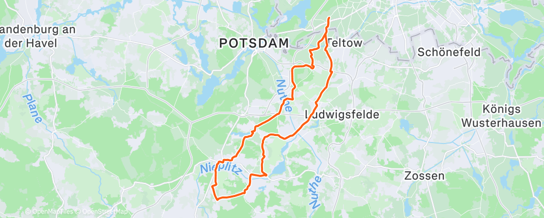 Map of the activity, 12/25/2025, Berlin, Berlin, Germany - Auf Jakobs Weg dem Ziel entgegen:-)))