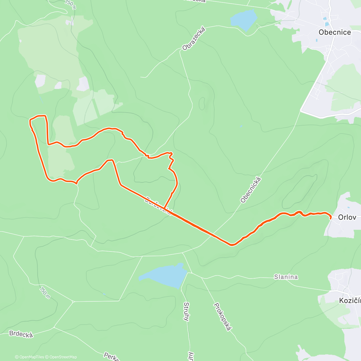 Map of the activity, Tok - nadhera