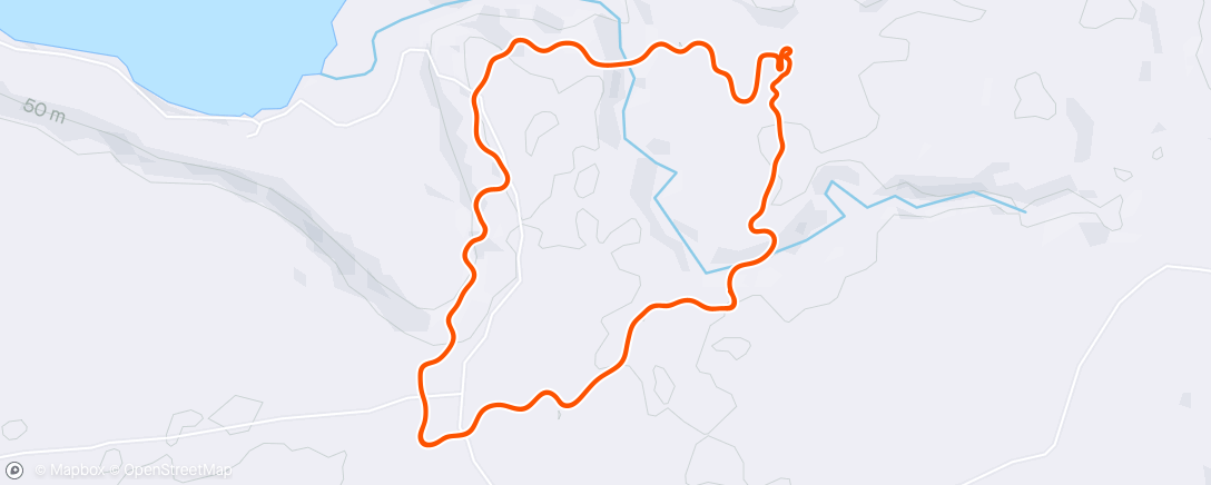 Map of the activity, Zwift - Strength Endurance in Makuri Islands