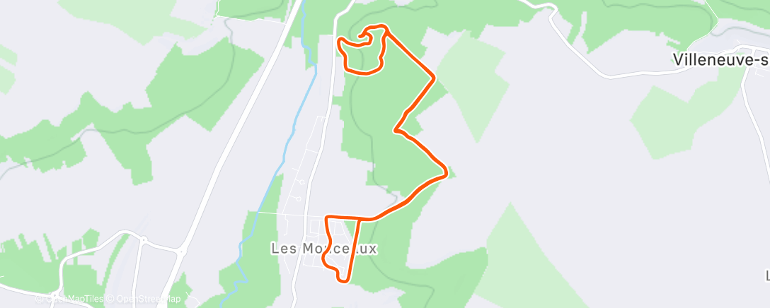 Карта физической активности (After injury Trail Run)