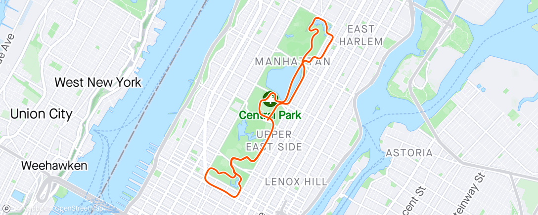 Map of the activity, Zwift - Emily's Short Mix in New York
