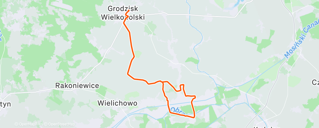 Map of the activity, Morning Ride