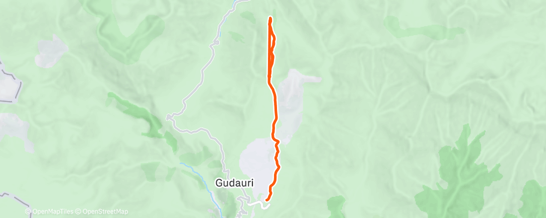 Map of the activity, Lunch Snowboard