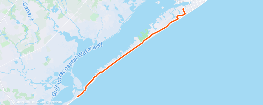 Mapa da atividade, ROUVY - IRONMAN 70.3 Texas