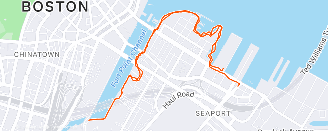 Map of the activity, Morning Trail Run
