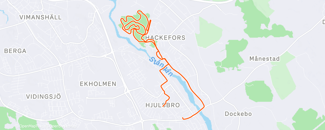 Map of the activity, God jul 🎄