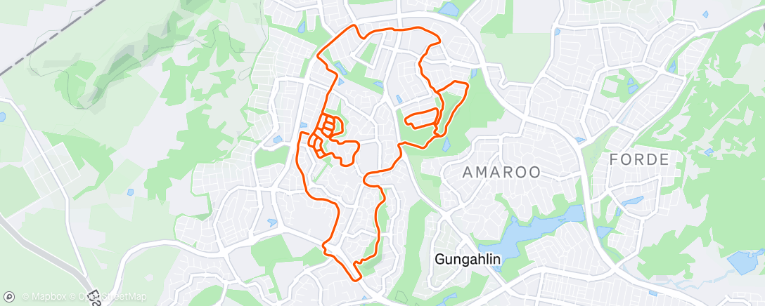 Map of the activity, Morning Ride