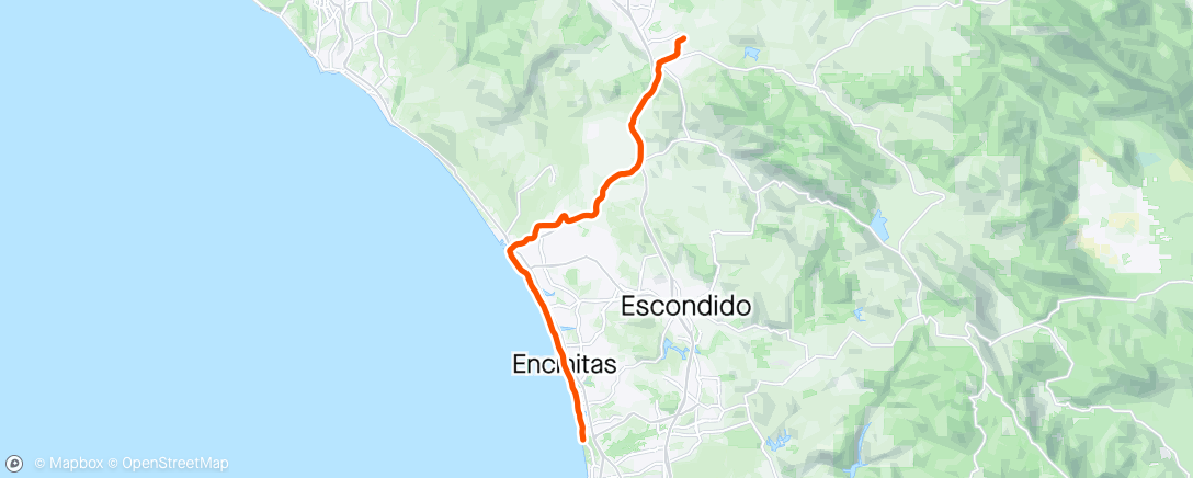 Map of the activity, Rode to earn a Hodads burger