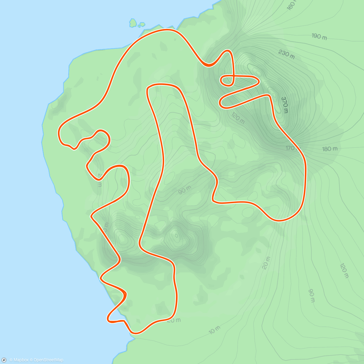Map of the activity, Zwift - Pacing #2 in Watopia