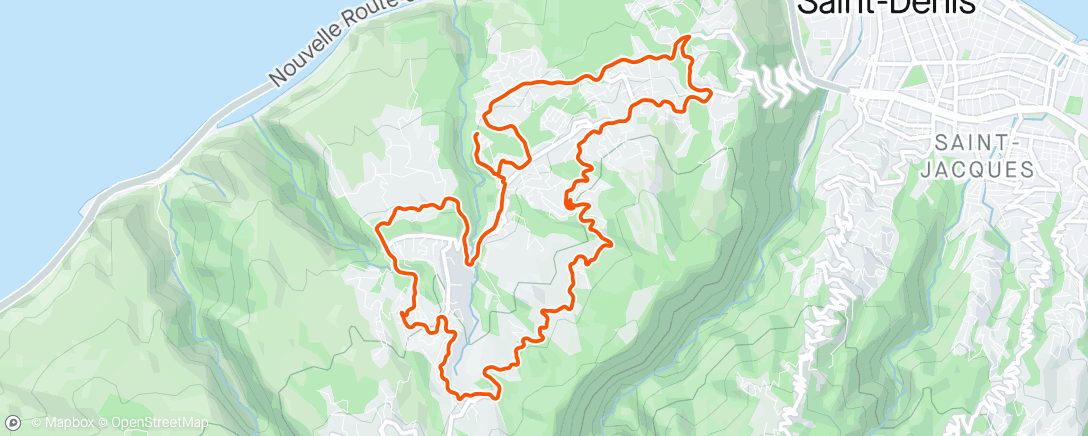 Map of the activity, Footing 2h