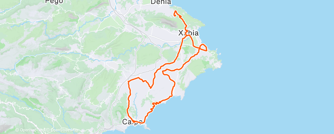 「Transporting myself to Fysio and back 🙃」活動的地圖