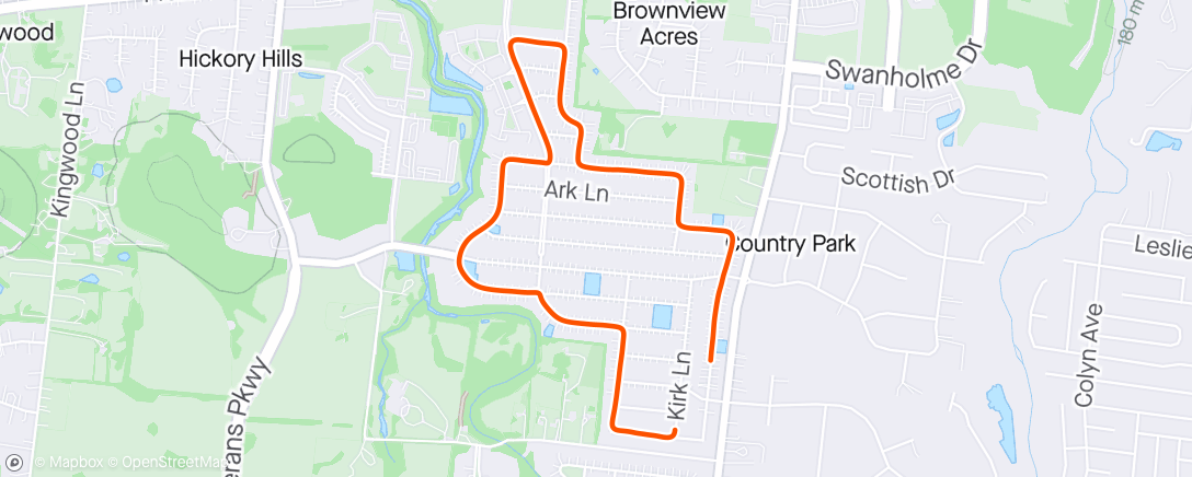 Map of the activity, Afternoon Ride ☁️